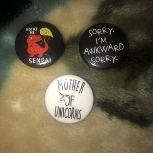3 Cute Pins :)